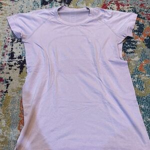 lululemon athletica Light Purple Short Sleeve Tee- tags removed